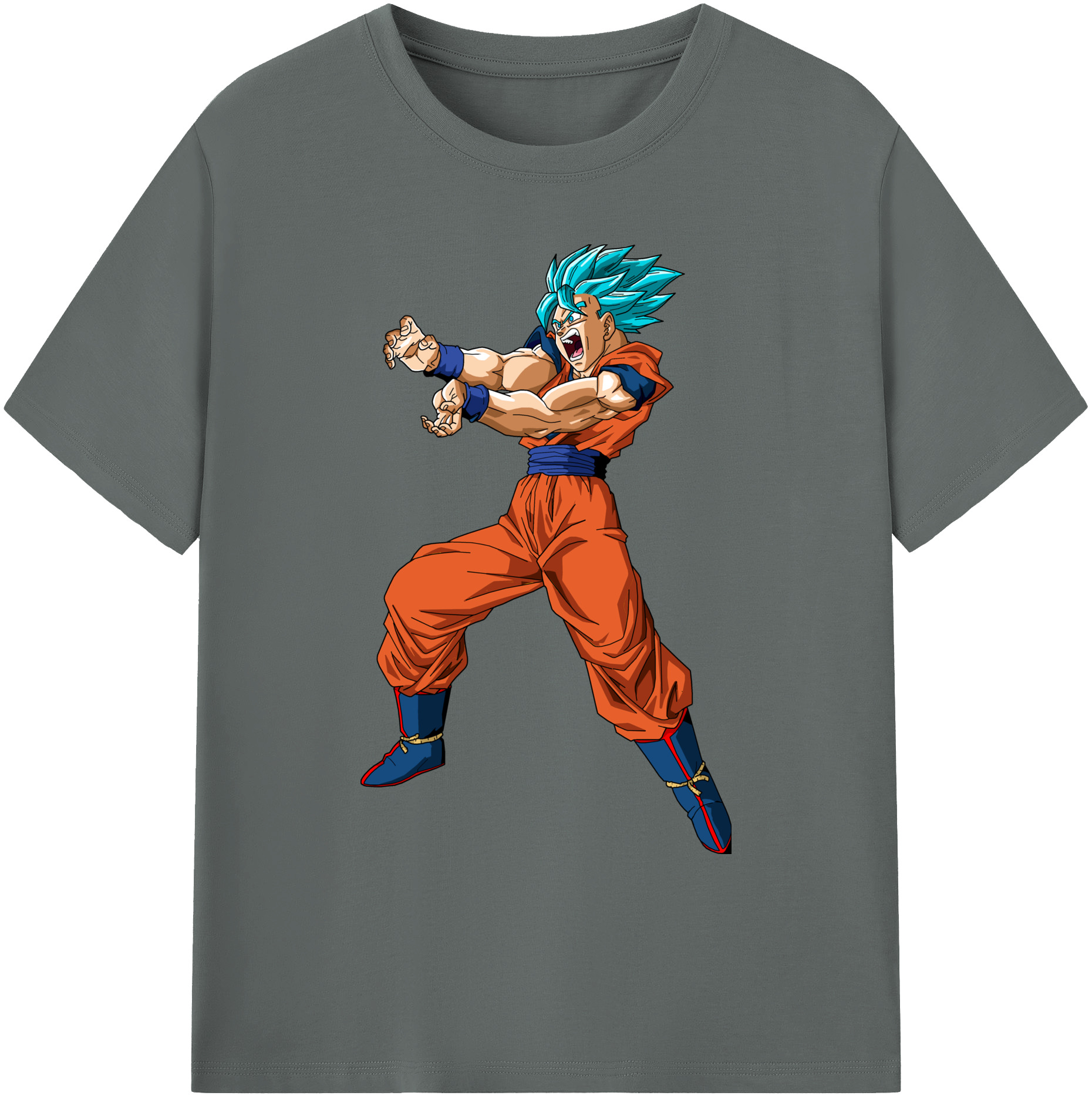 （画像用） ドラゴンボール 孫悟空（そん ごくう）Son Goku カカロット DRAGON BALL Kakarotto 綿100％ メンズ半袖Tシャツ｜肌触りやわらか＆通気性
